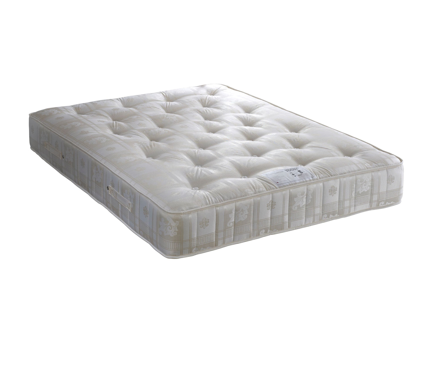 1000 Pocket Sprung Mattress – Medium-Firm, Hand Tufted with Damask Cover