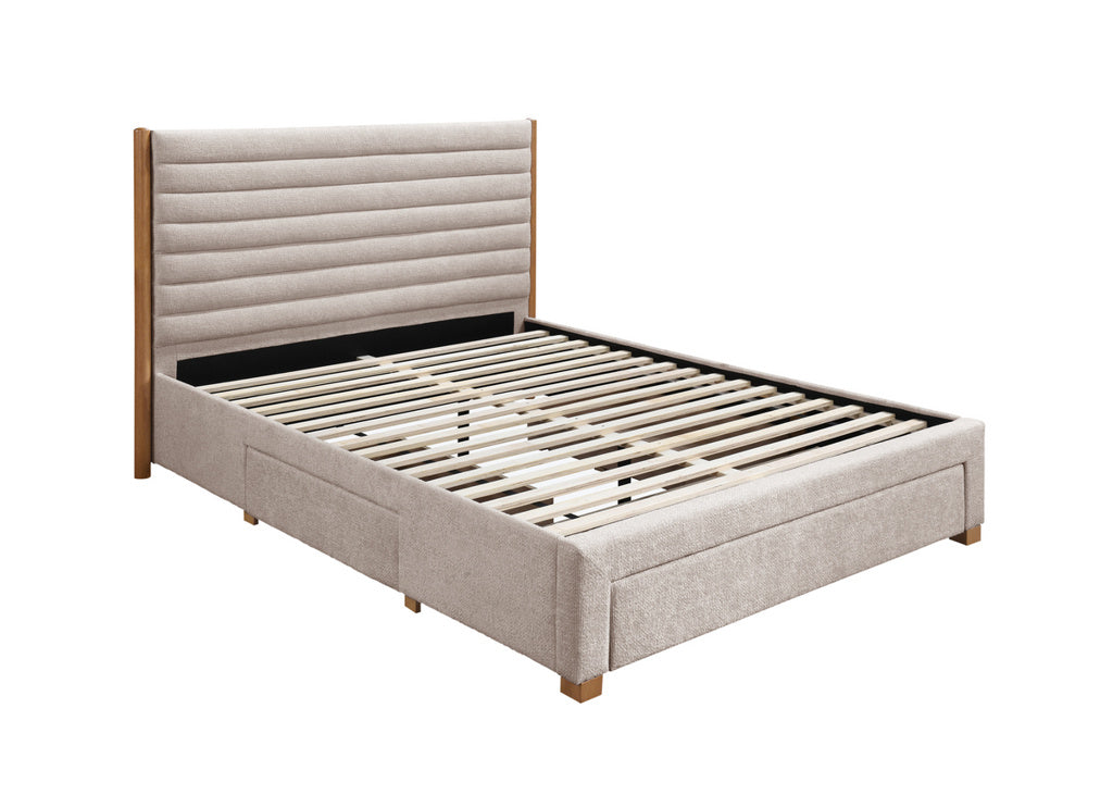 Arabella Bed Velvet with Storage Drawers