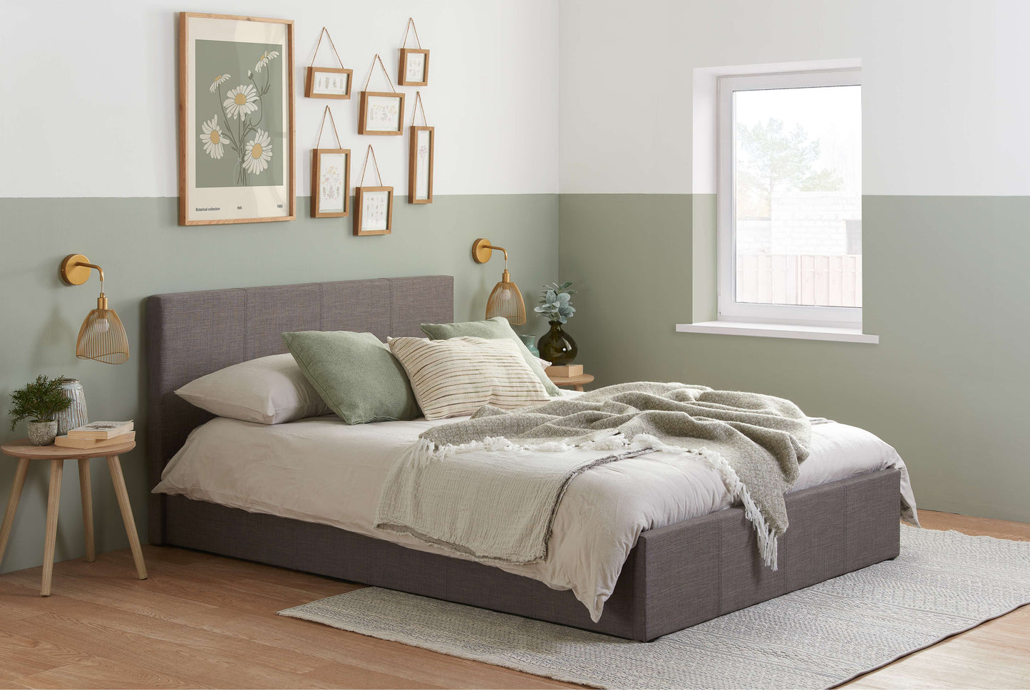 Berlin Fabric Ottoman Bed Frame – Stylish Upholstery, Smart Storage with Sprung Slats