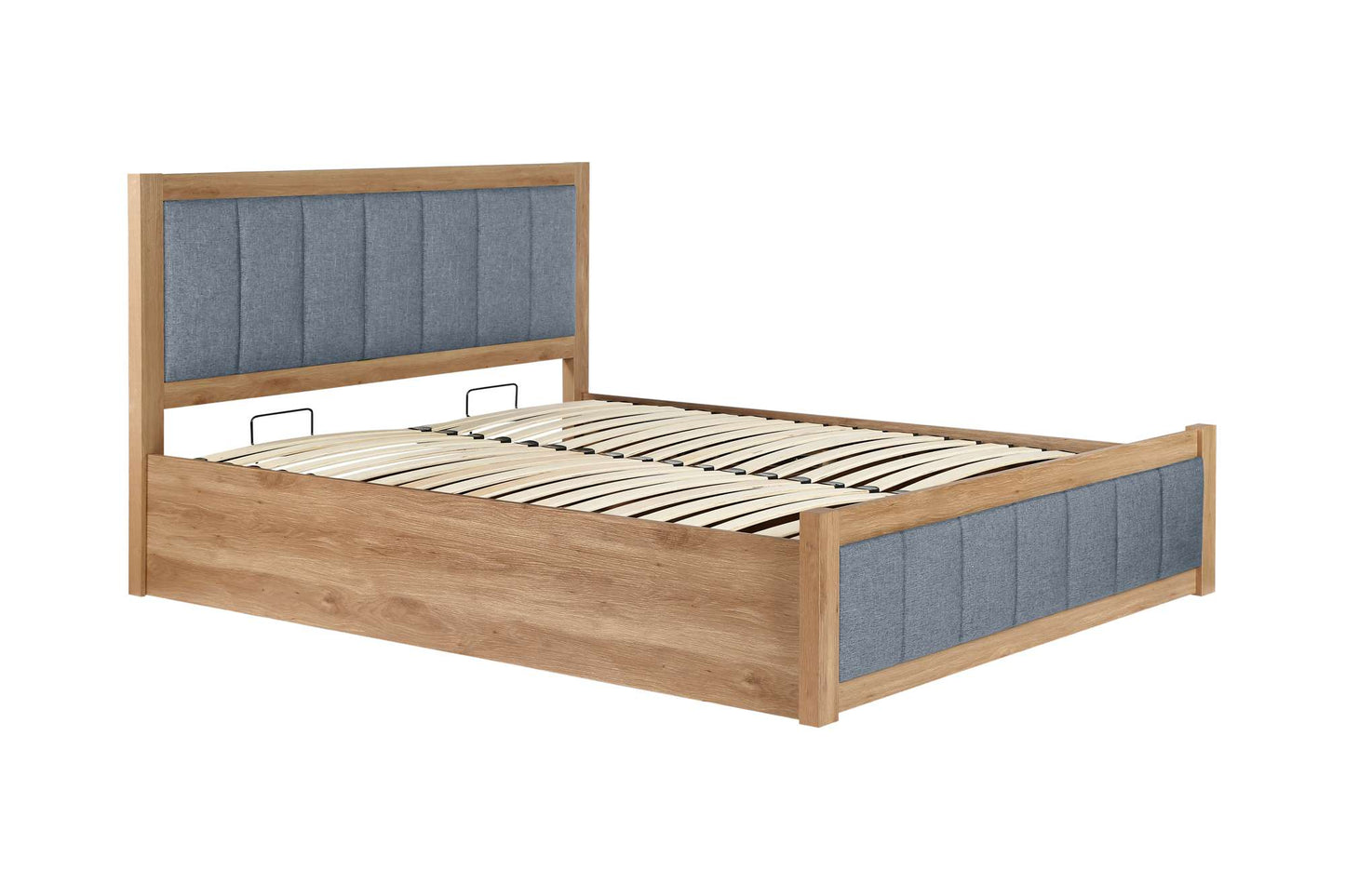 Belmont Ottoman Bed - Oak-Effect Frame & Fabric Upholster