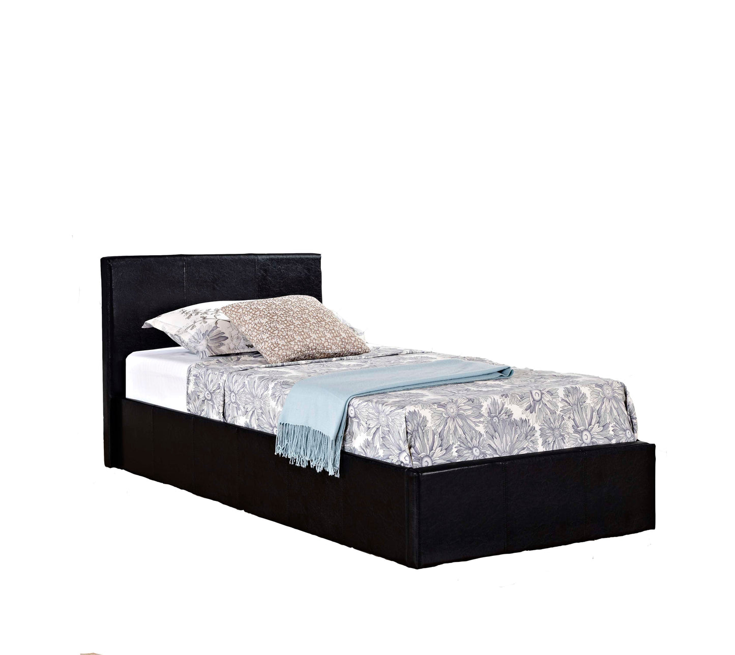 Berlin Fabric Ottoman Bed Frame – Stylish Upholstery, Smart Storage, Sprung Slatted Comfort