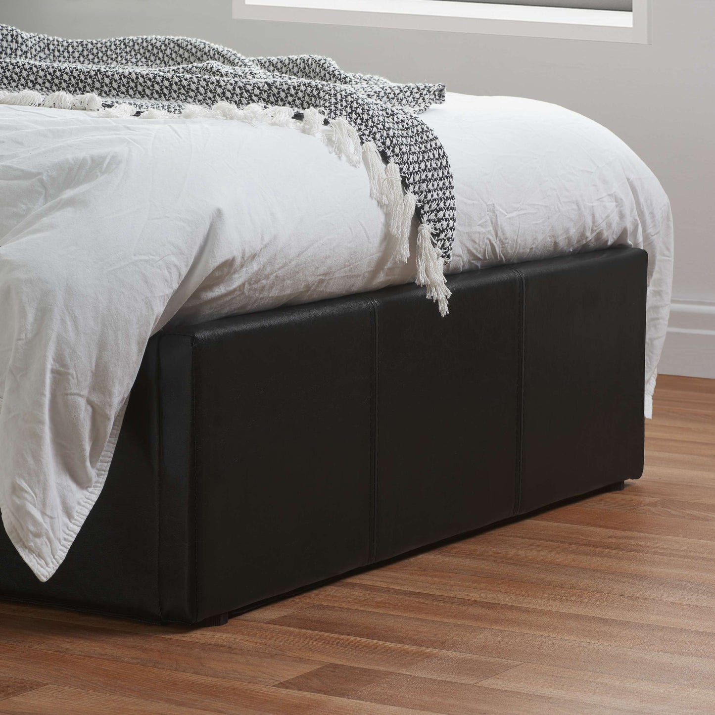 Berlin Fabric Ottoman Bed Frame – Stylish Upholstery, Smart Storage, Sprung Slatted Comfort