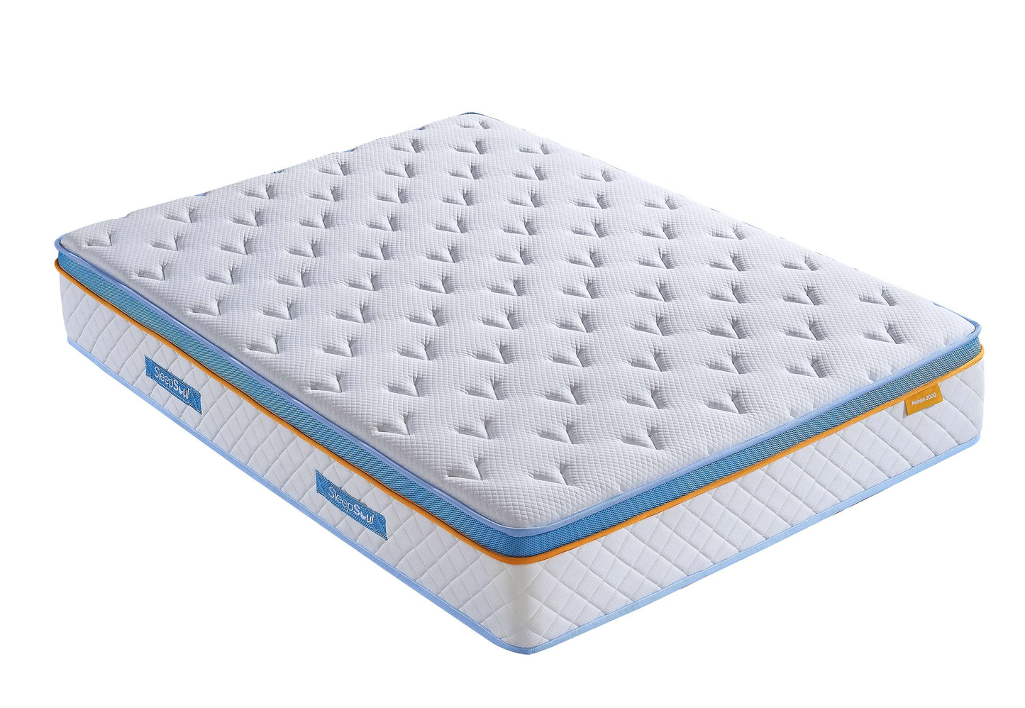 SleepSoul Heaven 2000 Pocket Mattress – CoolGel Comfort & Zoned Support for Restful Sleep