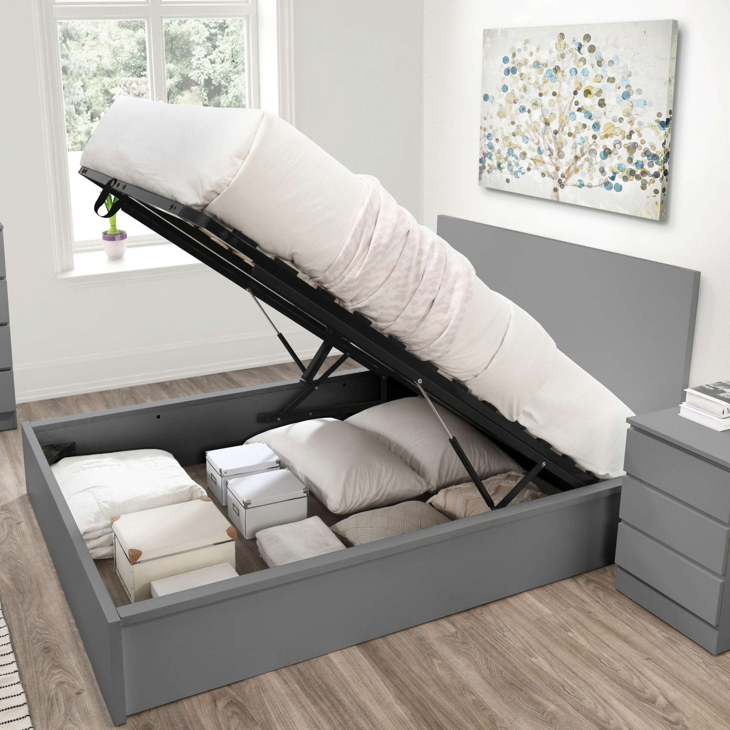 Oslo Ottoman Bed Frame – Contemporary Style & Smart Storage for Modern Bedrooms