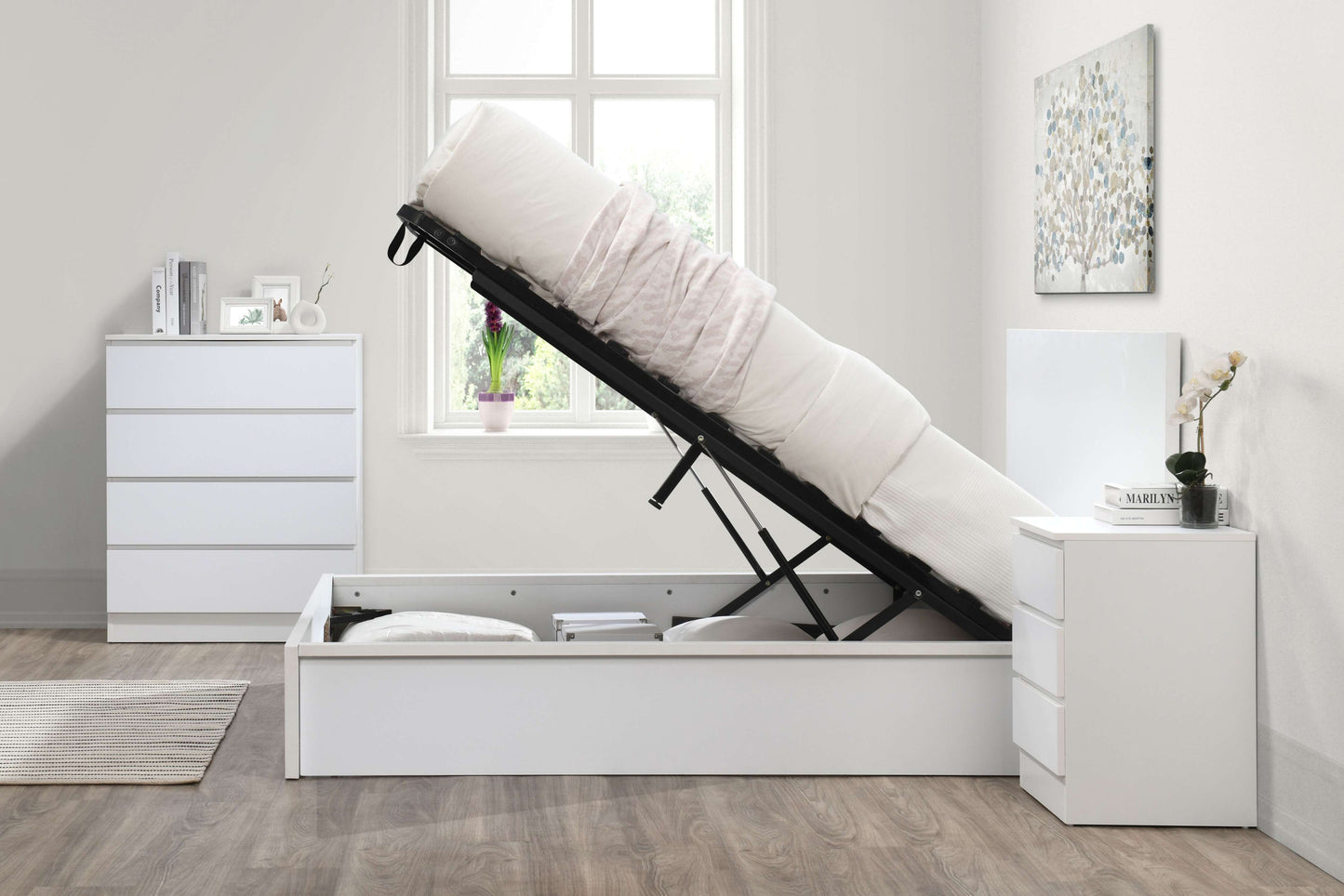 Oslo Ottoman Bed Frame – Contemporary Style & Smart Storage for Modern Bedrooms