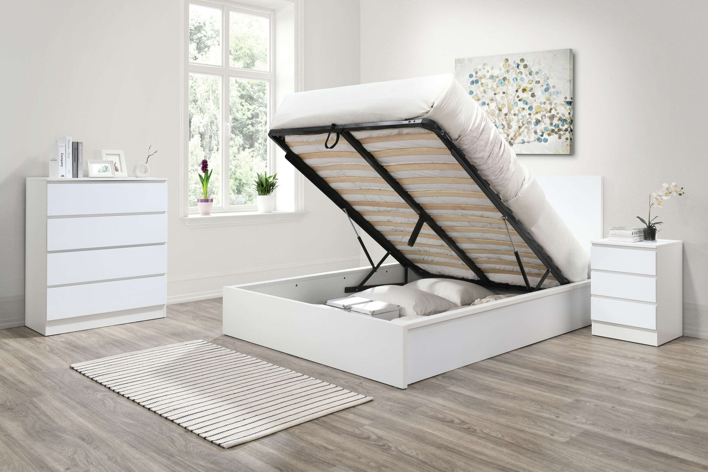 Oslo Ottoman Bed Frame – Contemporary Style & Smart Storage for Modern Bedrooms