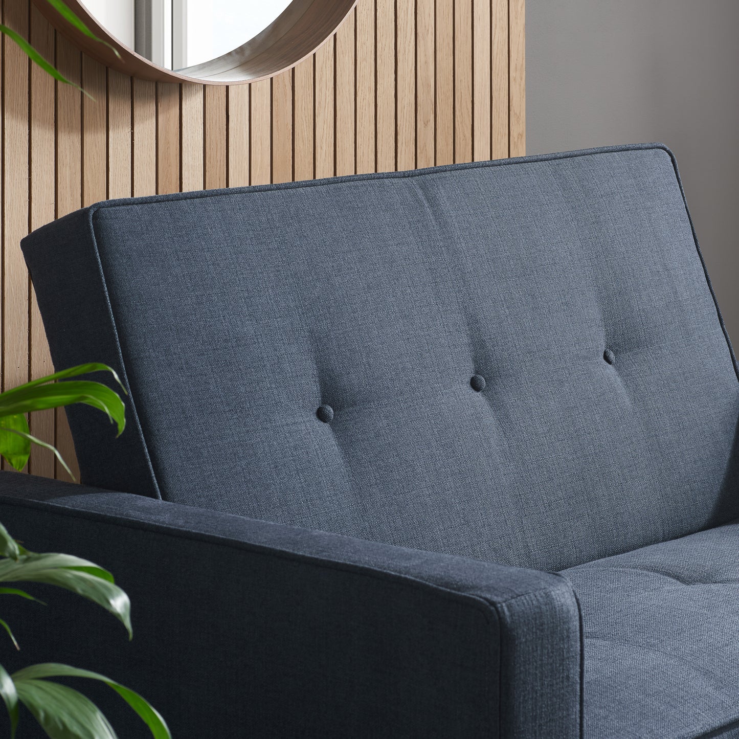 Otto Blue Sofa Bed – Modern Minimalist Style with Effortless Functionality
