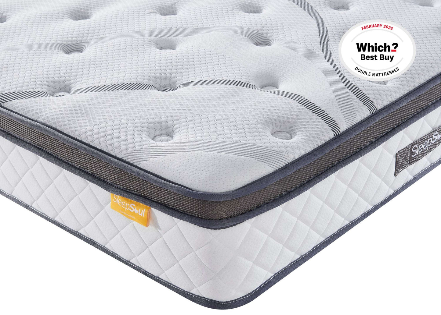 SleepSoul Heaven Mattress – Plush Foam Comfortt, 1000 Pocket Springs for Restful Sleep