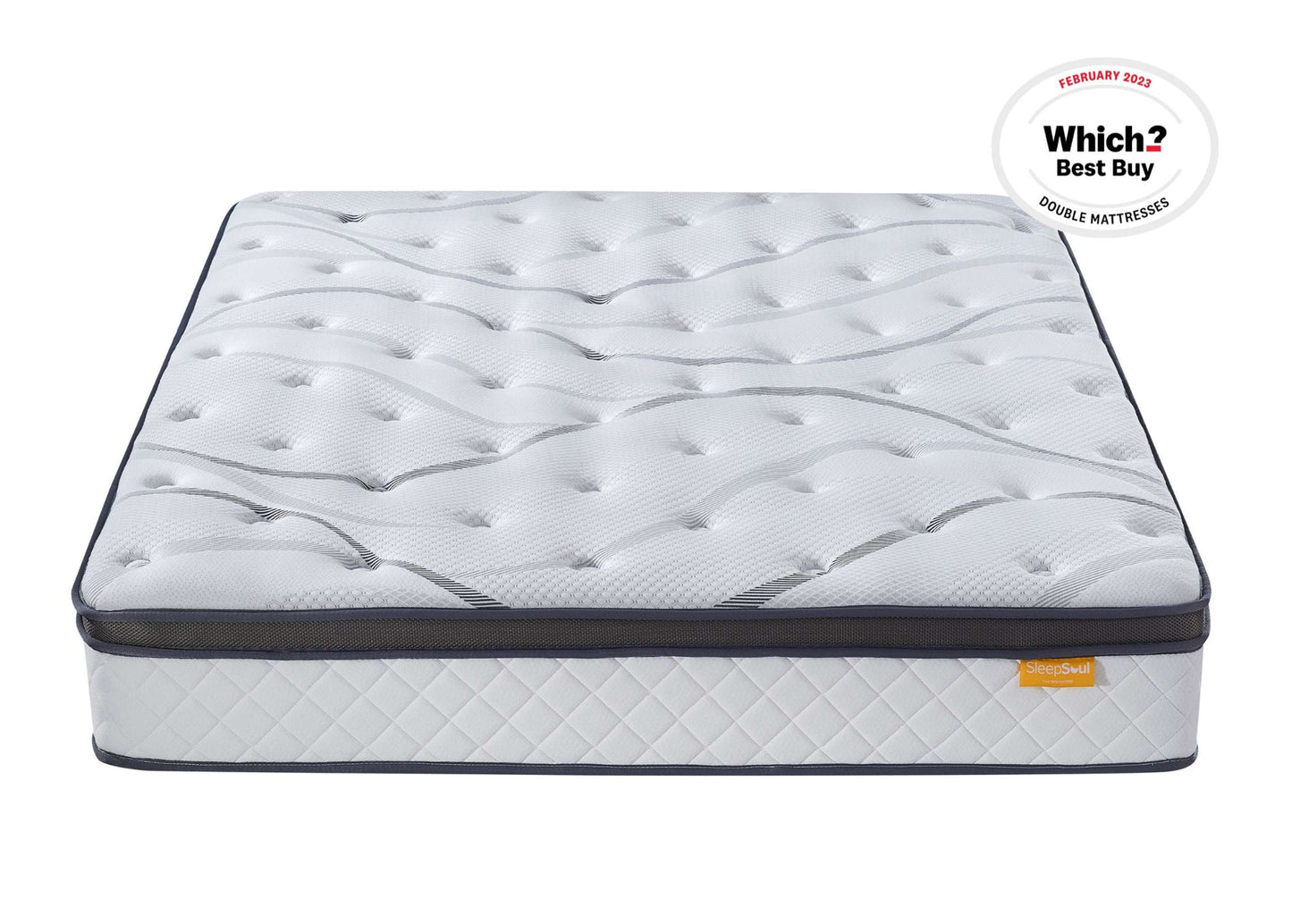 SleepSoul Heaven Mattress – Plush Foam Comfortt, 1000 Pocket Springs for Restful Sleep