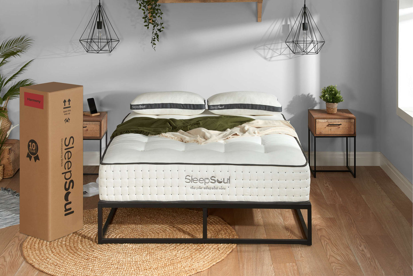 SleepSoul Harmony Mattress - Memory Foam Combined With 1000 Pocket Springs