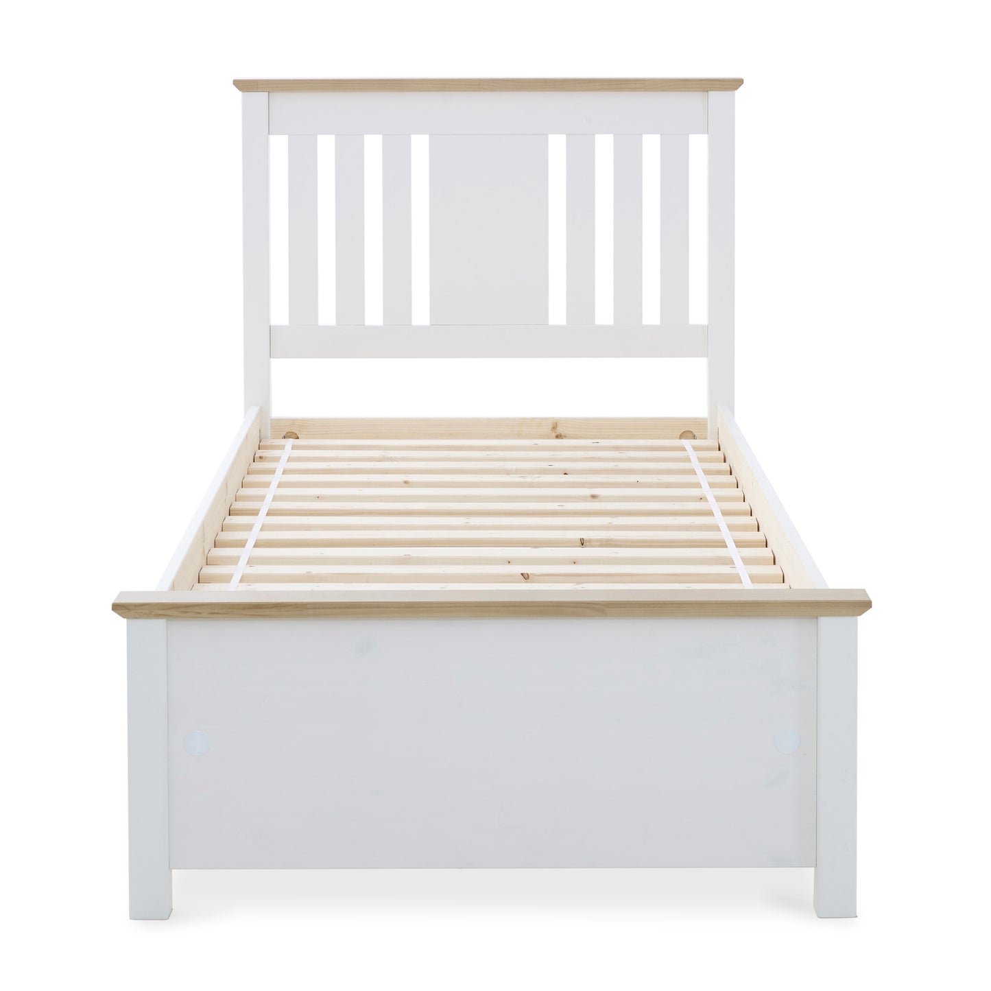 Chester Wooden Bed Frame with Under Bed Storage Drawers (white)