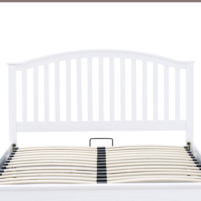 Grayson Ottoman Bed with Curved Headboard and Foot-End Storage