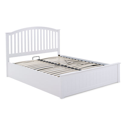 Grayson Ottoman Bed with Curved Headboard and Foot-End Storage