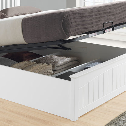Grayson Ottoman Bed with Curved Headboard and Foot-End Storage