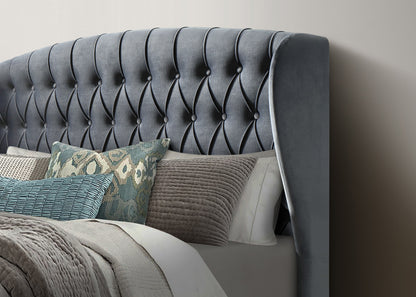 Malmo White Ottoman Bed – Traditional Slatted Headboard with Foot-End Storage (Oatmeal, Grey)