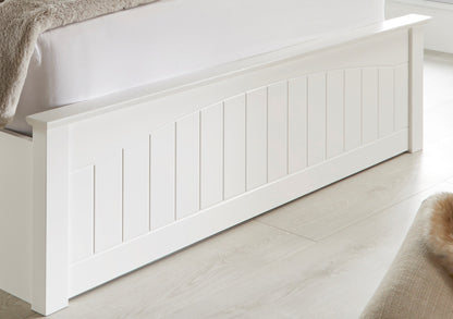 Grayson Ottoman Bed with Curved Headboard and Foot-End Storage