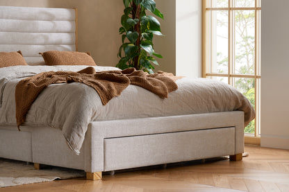 Arabella Bed Velvet with Storage Drawers