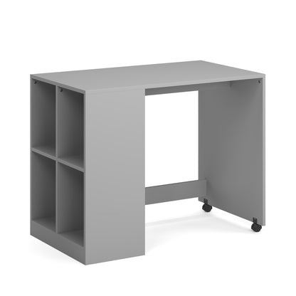 Children’s Mid-Sleeper Bed – Space-Saving Frame in White or Grey
