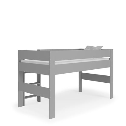 Childrens Mid Sleeper - Grey & White