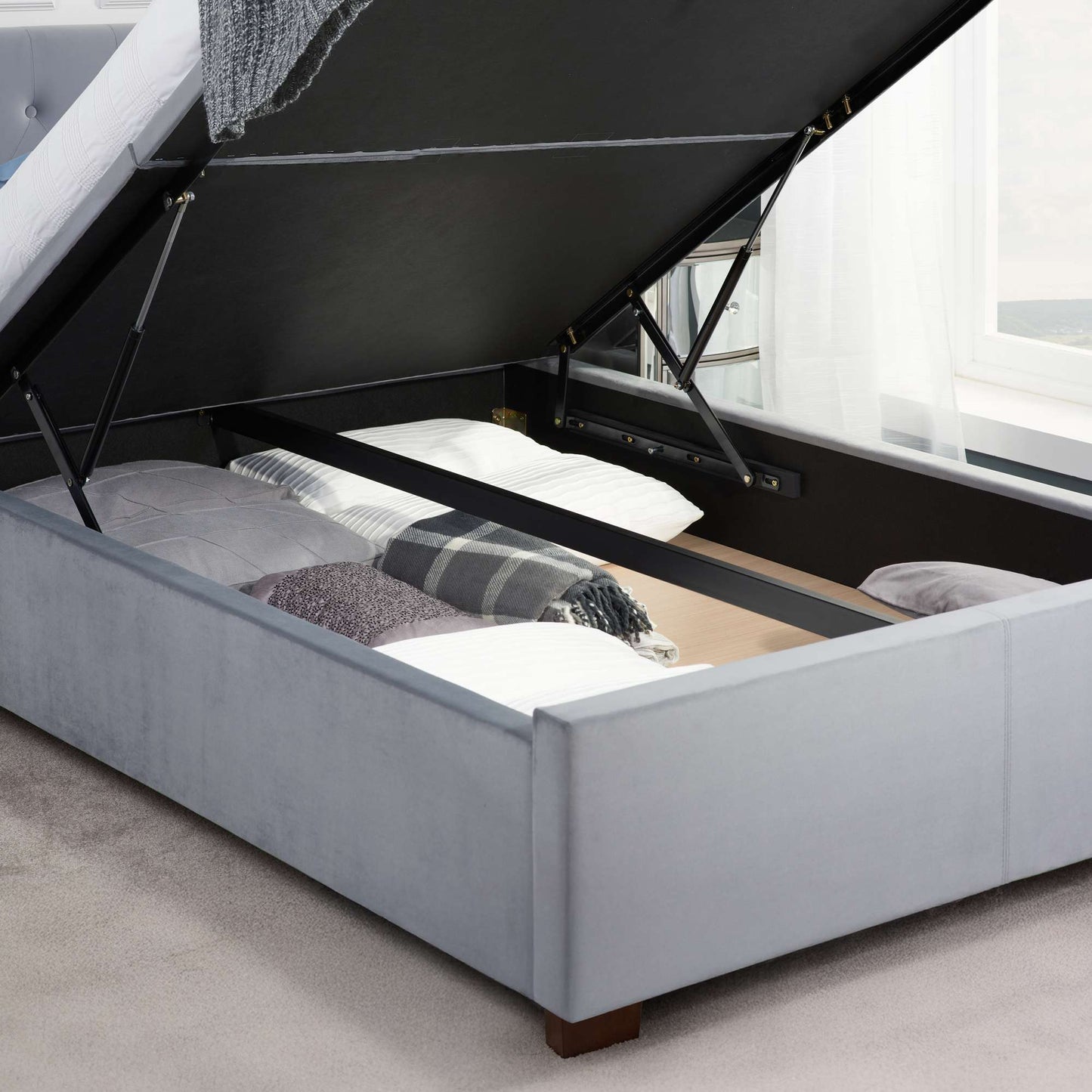 Cologne Ottoman Bed - Modern Upholstered Bed