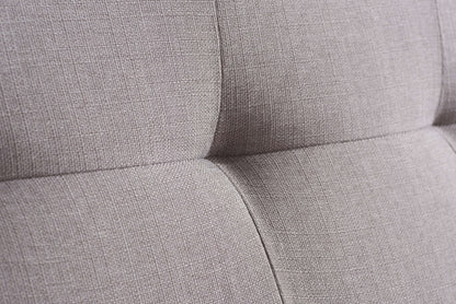 Ethan Sofa Bed – Retro Grey Upholstery with Compact Guest Bed Function