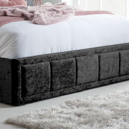 Hannover Fabric Ottoman Bed – Space Saving Style with Hidden Storage