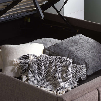 Hannover Fabric Ottoman Bed – Space Saving Style with Hidden Storage
