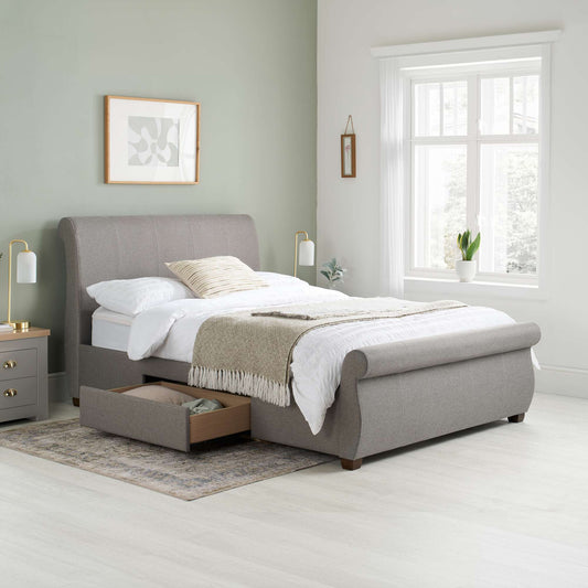 Lancaster Sleigh Bed – Elegant Design with Enhanced Comfort