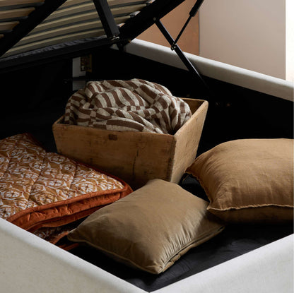 Lanis Linen Ottoman Bed – Stylish Storage Bed Frame for Modern Bedrooms
