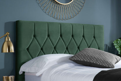 Loxley Ottoman Bed – Stylish Upholstered Frame with Storage (Blue, Green or Grey)