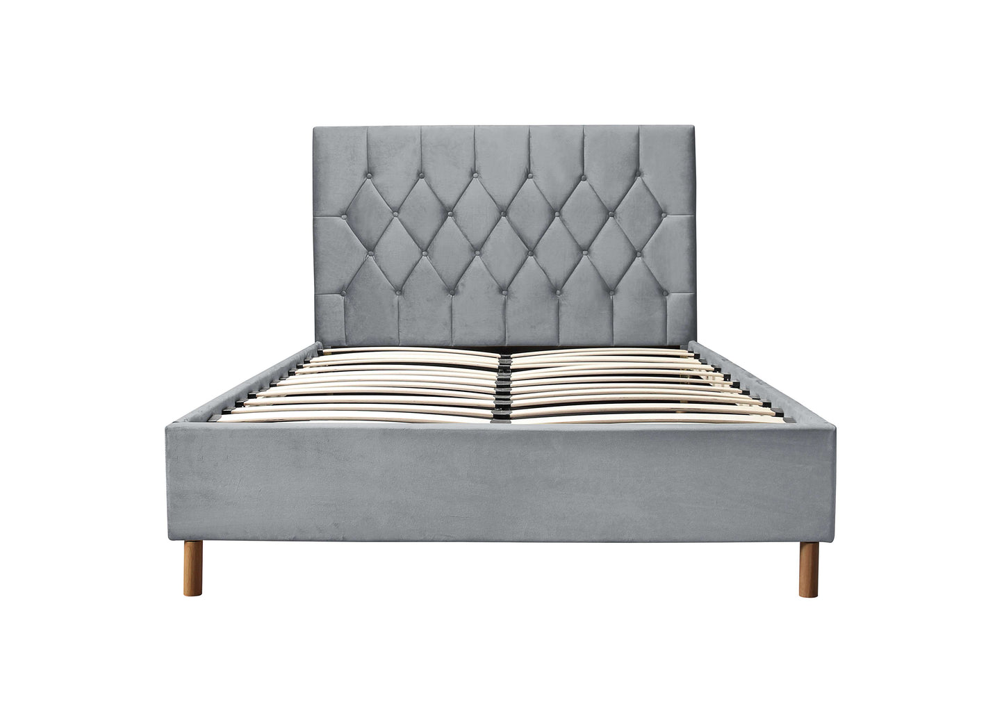 Loxley Ottoman Bed – Stylish Upholstered Frame with Storage (Blue, Green or Grey)