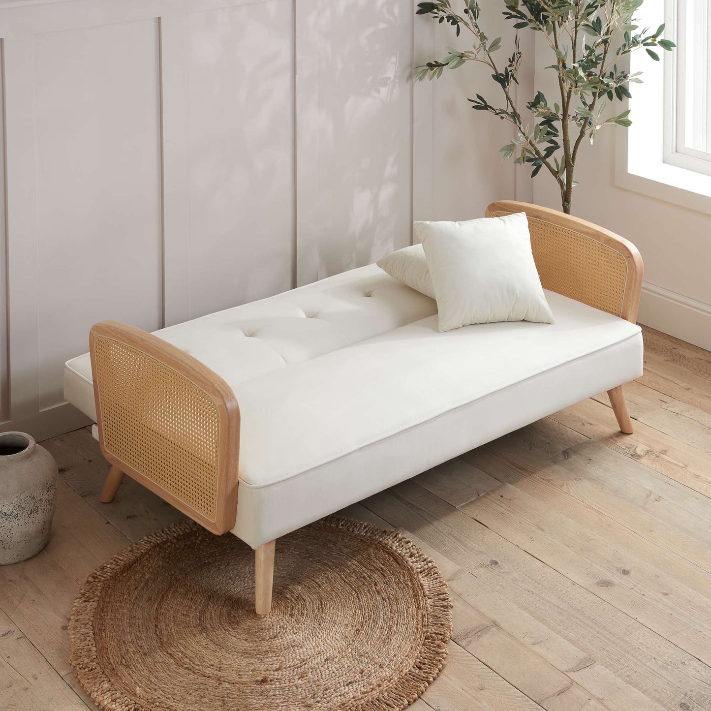 Mila Sofa Bed - Guest Bed with Fold-Flat Clic-Clac Mechanism