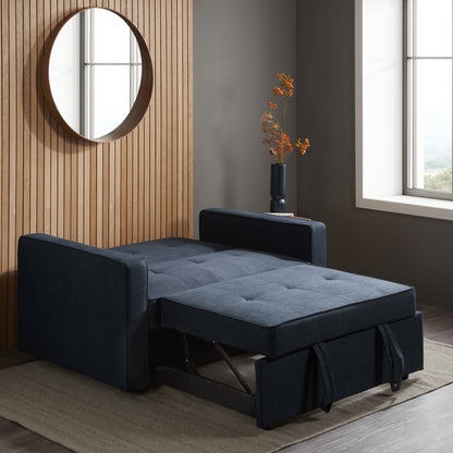 Otto Blue Sofa Bed – Modern Minimalist Style with Effortless Functionality