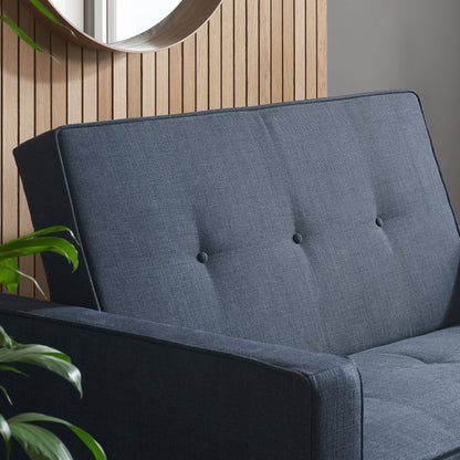 Otto Blue Sofa Bed – Modern Minimalist Style with Effortless Functionality