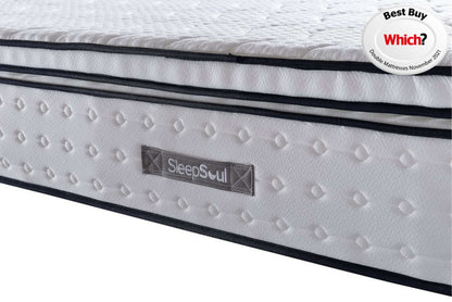 SleepSoul Space 2000 Pocket Mattress – Award-Winning Support, Pressure Relief