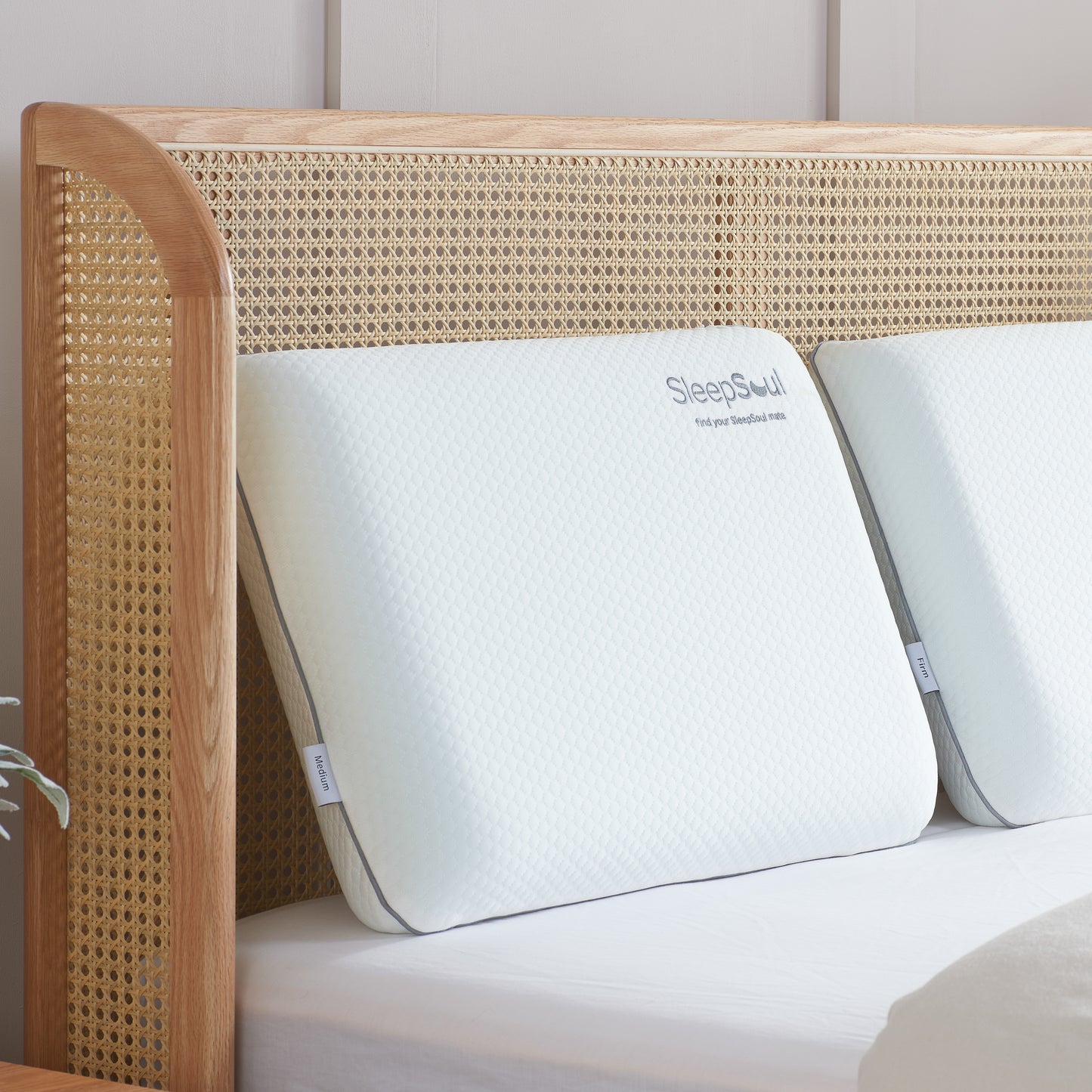 SleepSoul Dual Comfort Pillow – Vegan Memory Foam With Cover And 10-Year Warranty