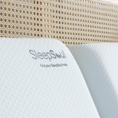 SleepSoul Dual Comfort Pillow – Vegan Memory Foam With Cover And 10-Year Warranty