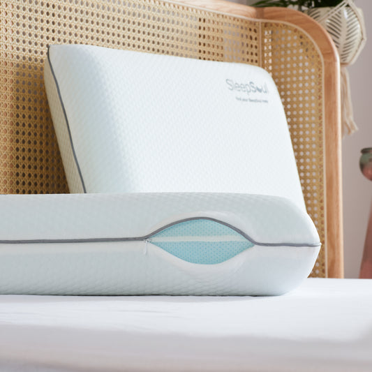 SleepSoul Dual Comfort Pillow – Vegan Memory Foam With Cover And 10-Year Warranty