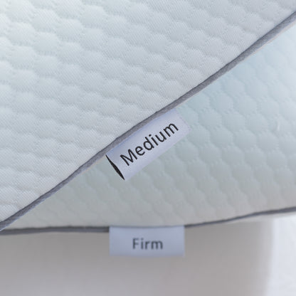 SleepSoul Dual Comfort Pillow – Vegan Memory Foam With Cover And 10-Year Warranty
