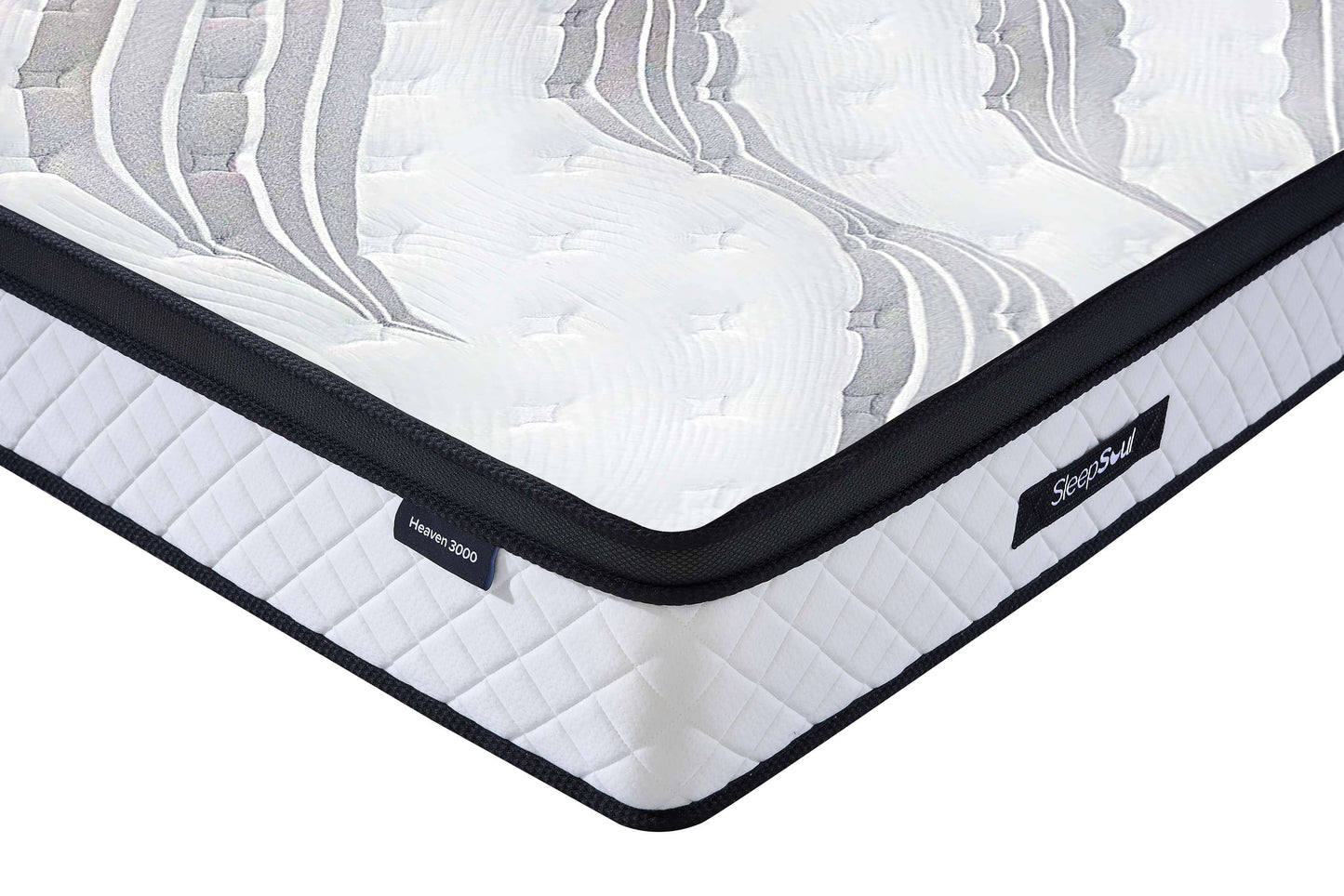 SleepSoul Heaven 3000 Pocket Mattress – Firm Support, CoolGel Comfort, Luxury Foam Layers