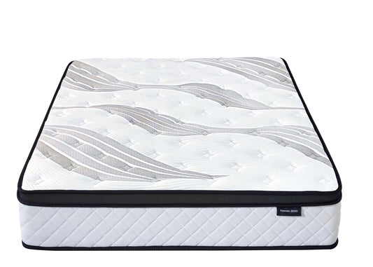 SleepSoul Heaven 3000 Pocket Mattress – Firm Support, CoolGel Comfort, Luxury Foam Layers