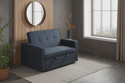 Otto Blue Sofa Bed – Modern Minimalist Style with Effortless Functionality
